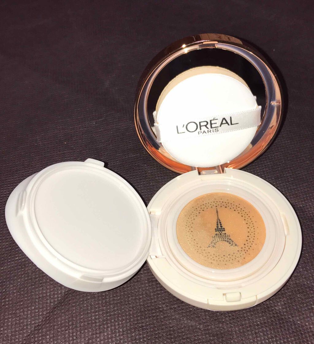 ルーセントマジック クッションポーセリン/ロレアル パリ/クッションファンデーションを使ったクチコミ（1枚目）