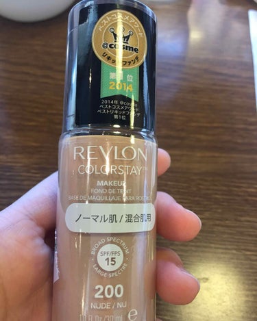 カラーステイ メイクアップ/REVLON/リキッドファンデーションを使ったクチコミ（1枚目）