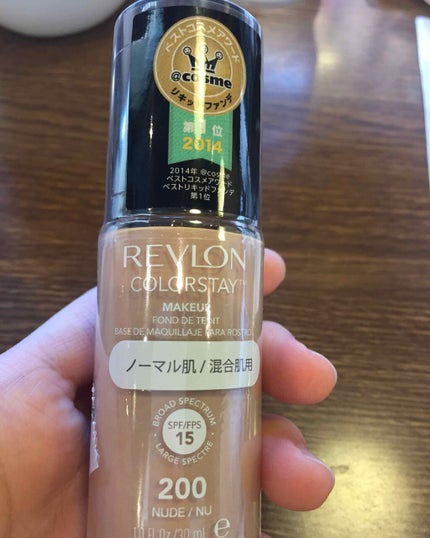 カラーステイ メイクアップ/REVLON/リキッドファンデーションを使ったクチコミ(1枚目)