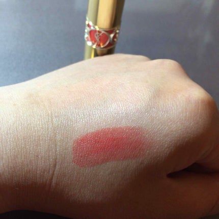 ルージュ ヴォリュプテ シャイン/YVES SAINT LAURENT BEAUTE/口紅を使ったクチコミ(3枚目)