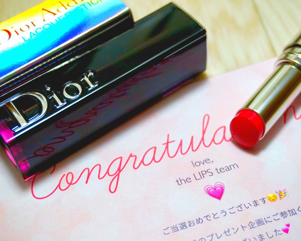 ディオール アディクト ラッカー スティック/Dior/口紅を使ったクチコミ(1枚目)