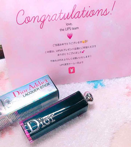 ディオール アディクト ラッカー スティック/Dior/口紅を使ったクチコミ(1枚目)