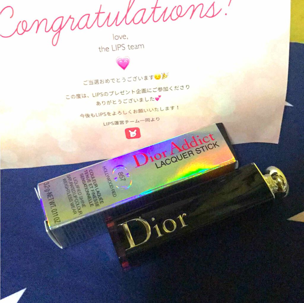 ディオール アディクト ラッカー スティック/Dior/口紅を使ったクチコミ(1枚目)