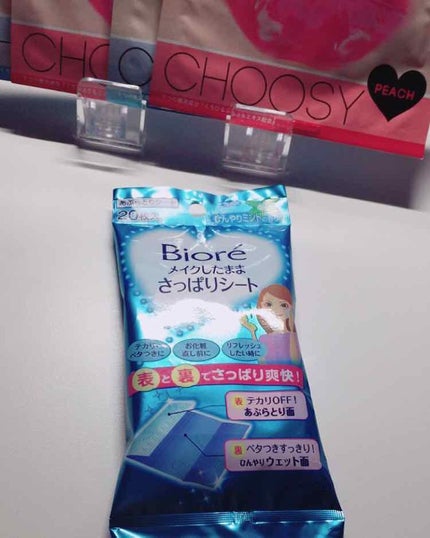 メイクしたままさっぱりシート 無香料/ビオレ/フェイスシートを使ったクチコミ(1枚目)