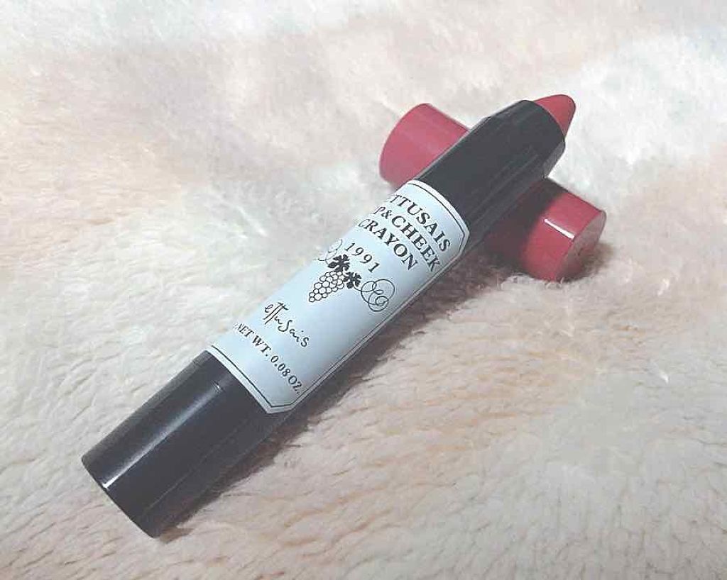 クレヨンリップ&チーク/ettusais/ジェル・クリームチークを使ったクチコミ(1枚目)