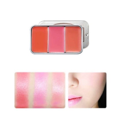 フレッシュフルーツ リップ&チーク トリオ/SKINFOOD/ジェル・クリームチークを使ったクチコミ(1枚目)