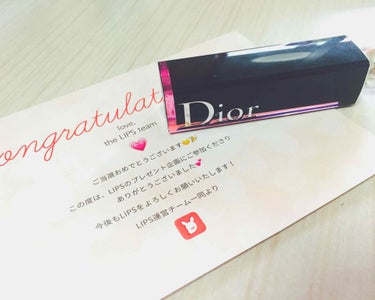 ディオール アディクト ラッカー スティック/Dior/口紅を使ったクチコミ（1枚目）