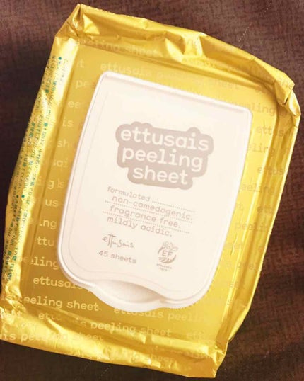 ふきとりピーリングシートN/ettusais/ピーリングを使ったクチコミ(1枚目)