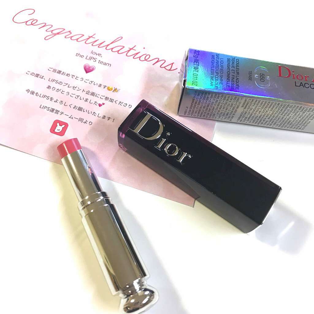 ディオール アディクト ラッカー スティック/Dior/口紅を使ったクチコミ(1枚目)