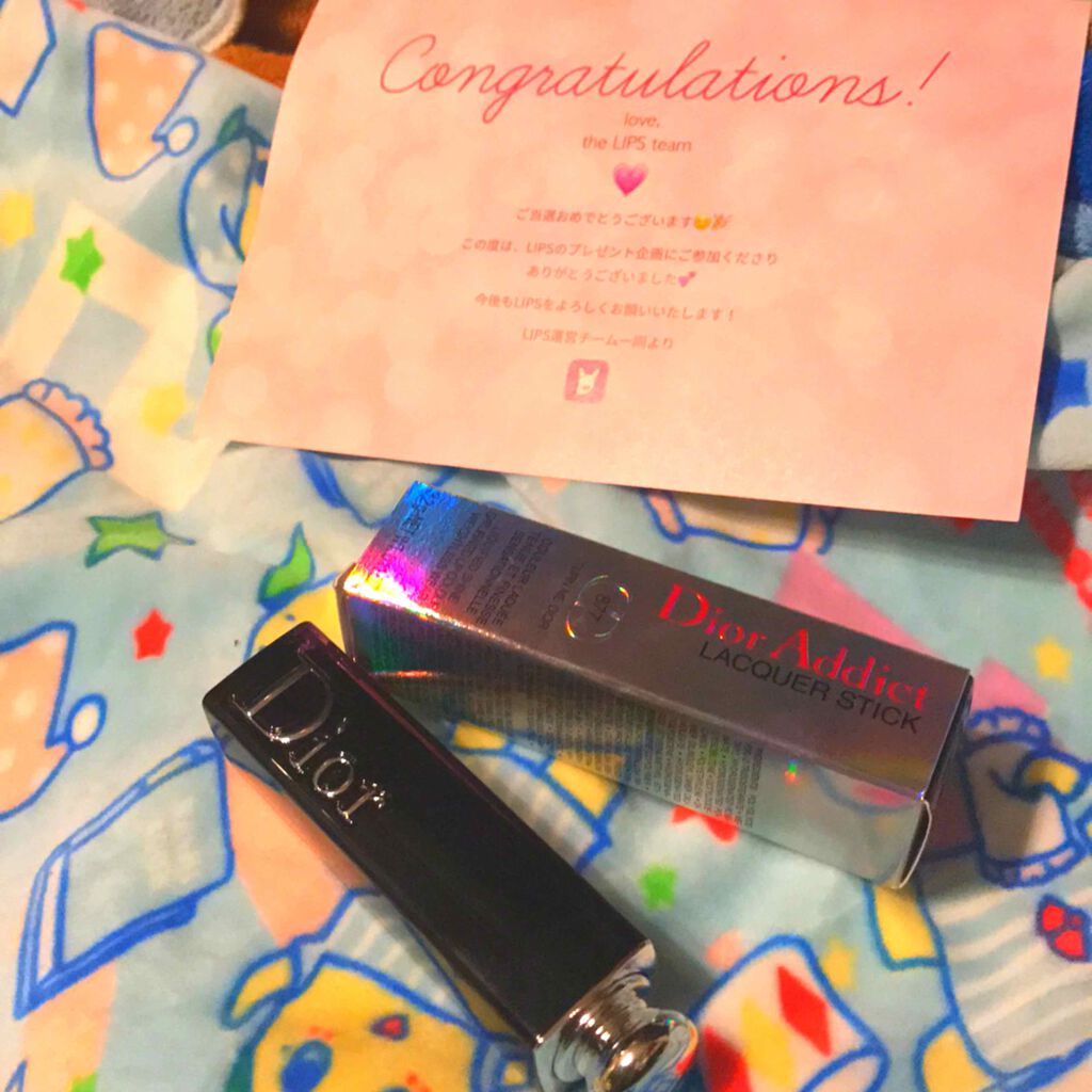 ディオール アディクト ラッカー スティック/Dior/口紅を使ったクチコミ(1枚目)