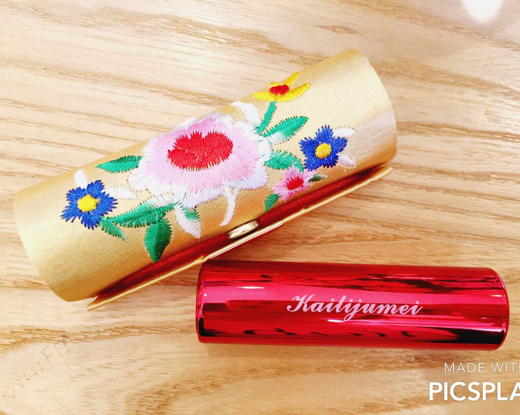 フラワーティントリップN オイルイン/Kailijumei/リップティントを使ったクチコミ（2枚目）