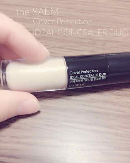 カバーパーフェクション アイディールコンシーラー デュオ/the SAEM/スティックコンシーラーを使ったクチコミ(1枚目)