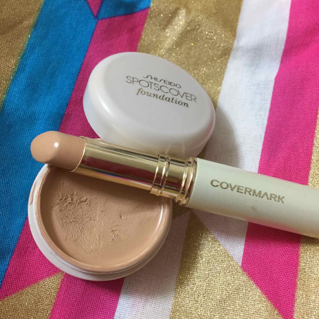 ブライトアップファンデーション/COVERMARK/スティックコンシーラーを使ったクチコミ（1枚目）
