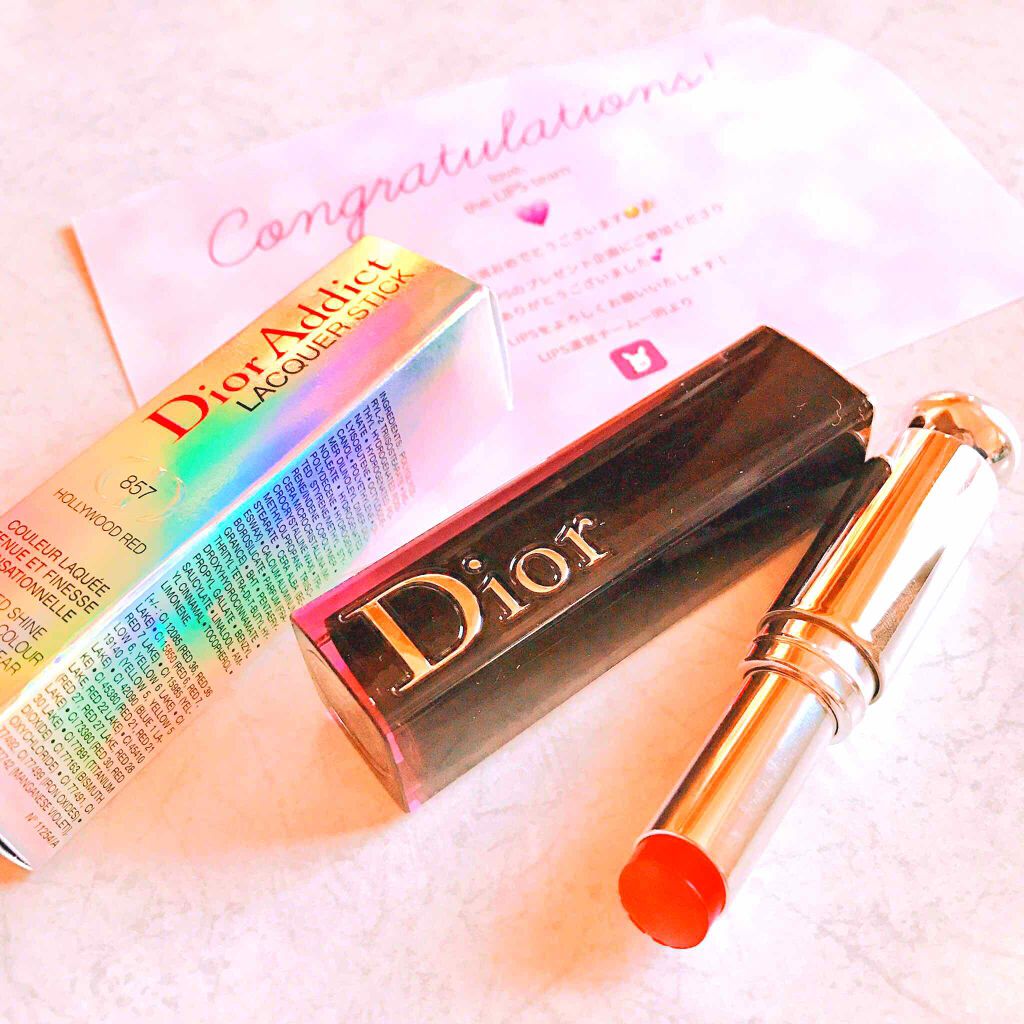 ディオール アディクト ラッカー スティック/Dior/口紅を使ったクチコミ(1枚目)