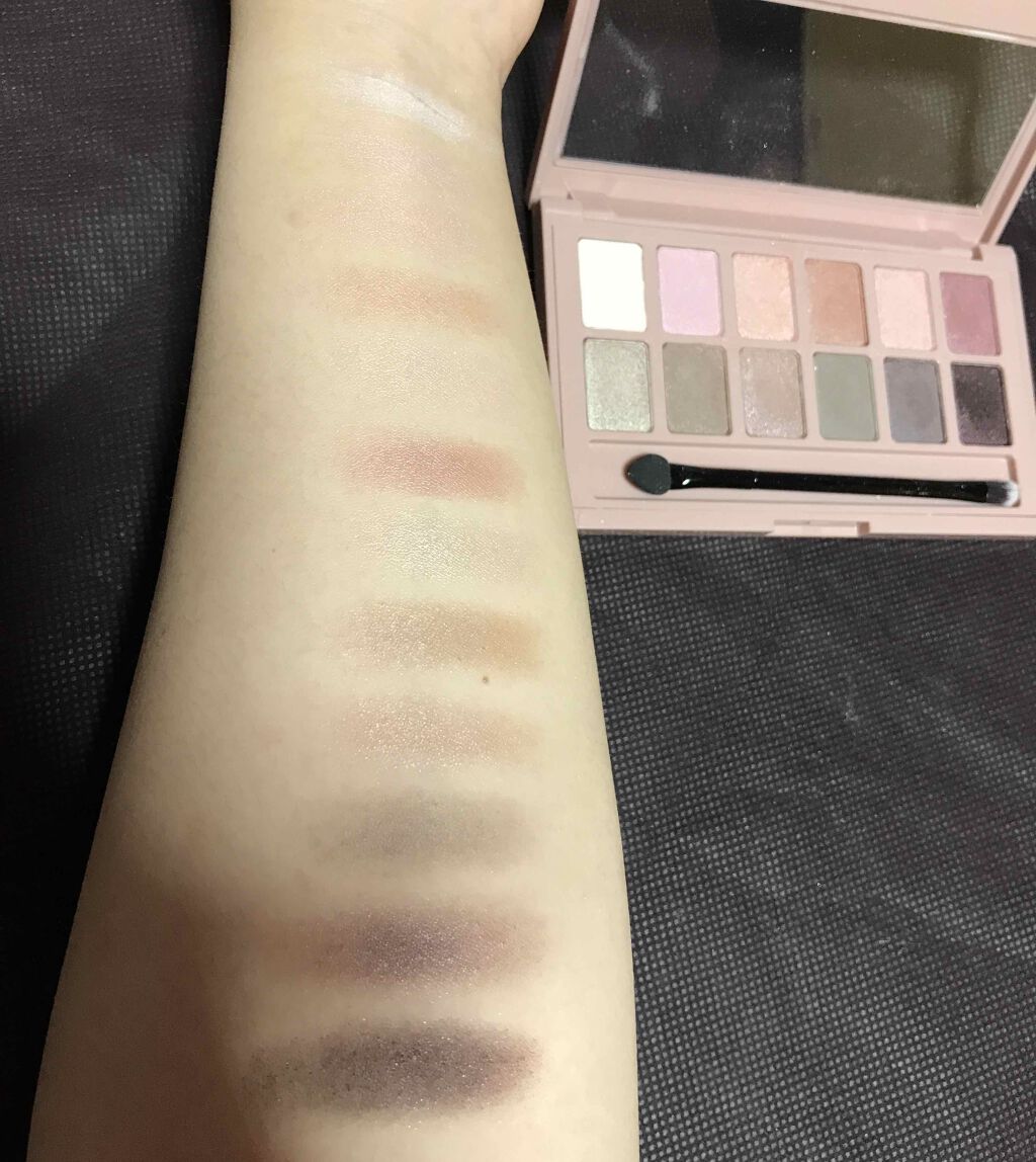 ヌードパレット ブラッシュド/MAYBELLINE NEW YORK/アイシャドウパレットを使ったクチコミ(1枚目)
