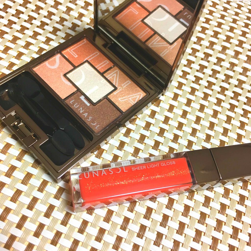 サニーサマーアイズ/LUNASOL/アイシャドウパレットを使ったクチコミ（2枚目）