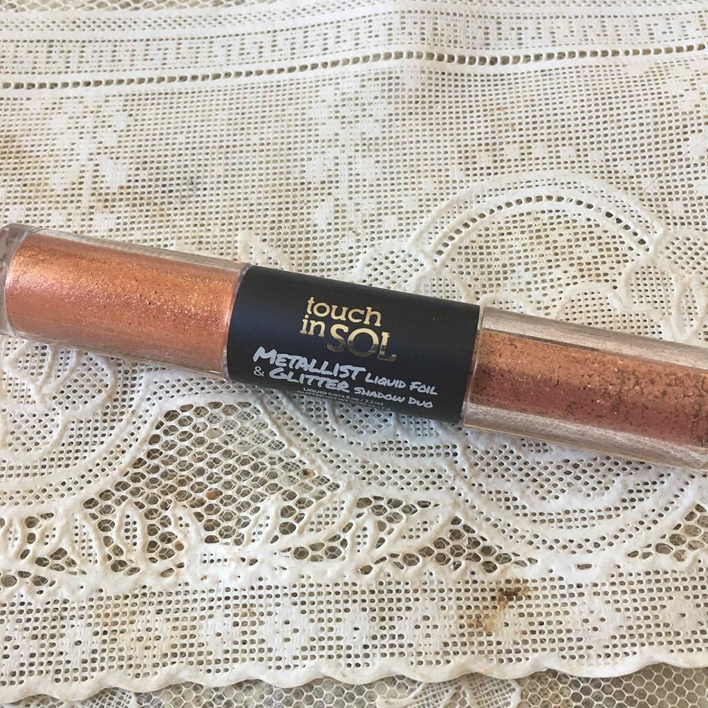 タッチインソル METALLISTグリッターシャドウデュオ/touch in SOL /グリッターを使ったクチコミ(1枚目)