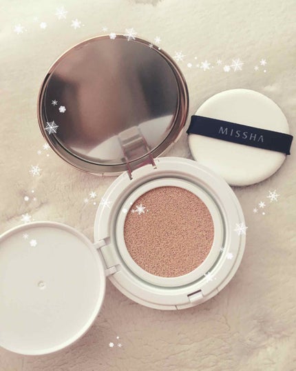 M クッション ファンデーション(モイスチャー)/MISSHA/クッションファンデーションを使ったクチコミ(2枚目)