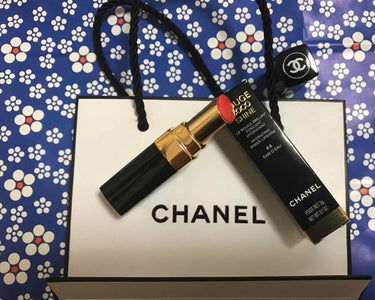 ルージュ ココ シャイン 44 サリ ドー/CHANEL/口紅を使ったクチコミ（1枚目）