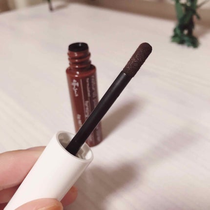 チップオン アイブロー ピンクブラウン/ettusais/パウダーアイブロウを使ったクチコミ(2枚目)