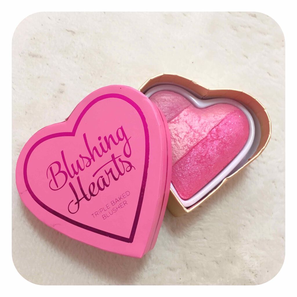 ブラッシング ハート/MAKEUP REVOLUTION/パウダーチークを使ったクチコミ(1枚目)