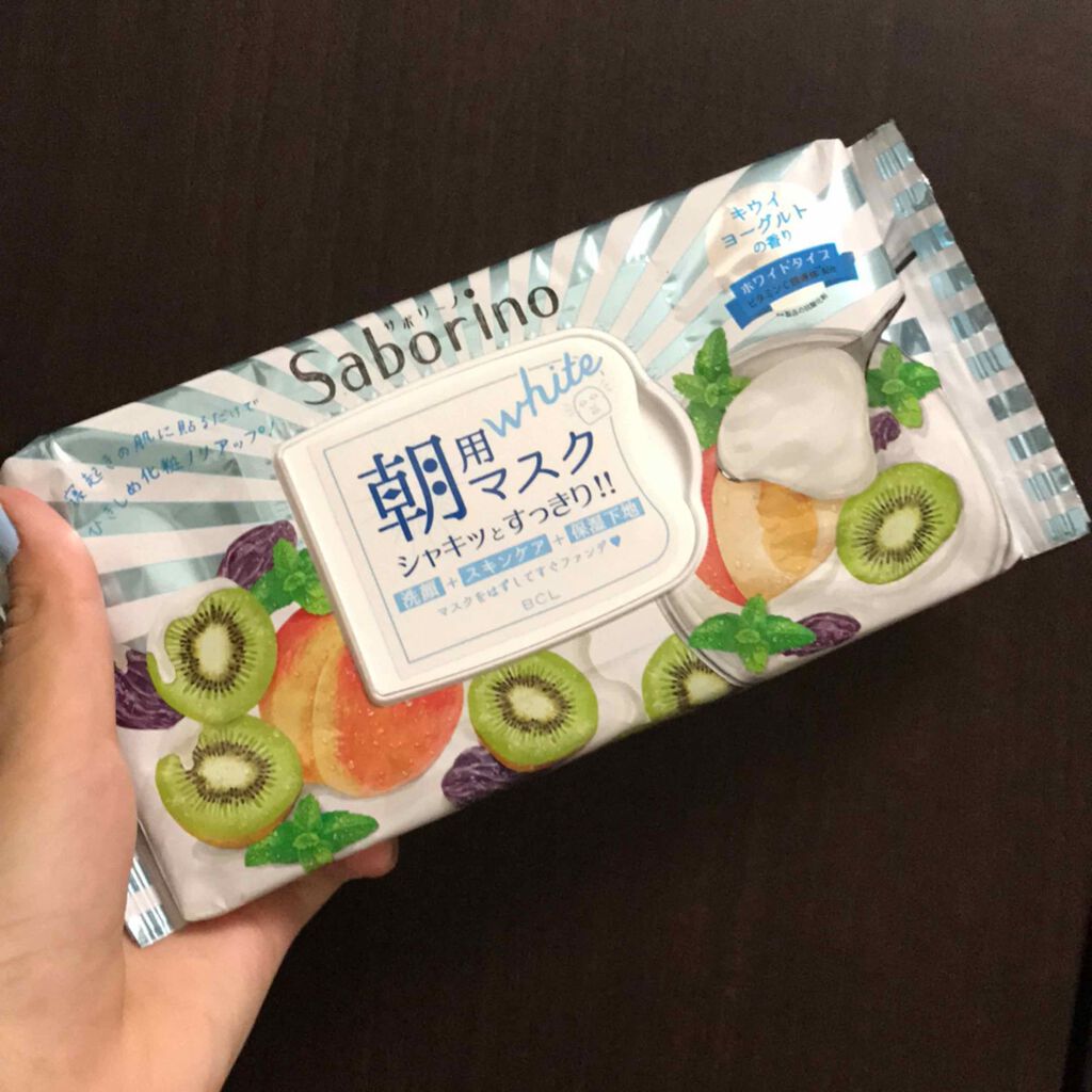 目ざまシート フレッシュ果実のホワイトタイプ/サボリーノ/シートマスク・パックを使ったクチコミ(1枚目)