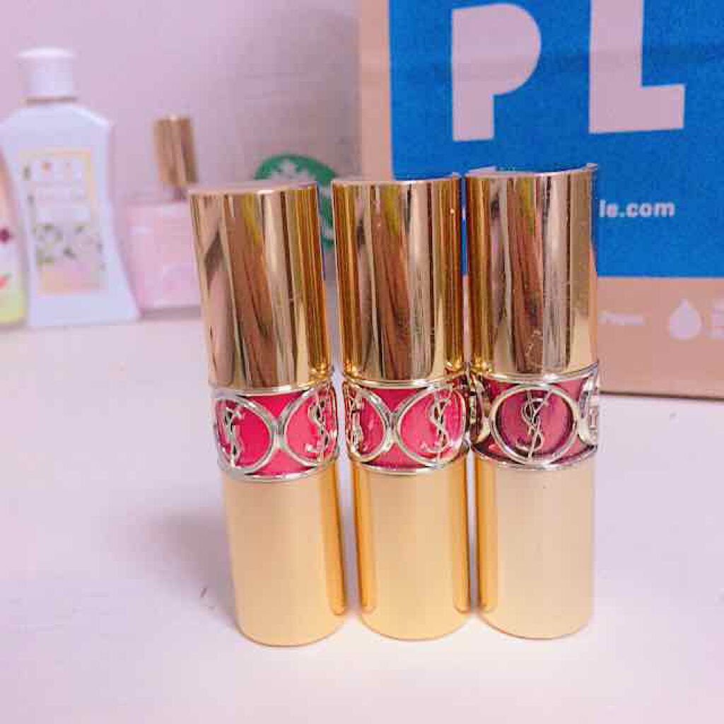 ルージュ ヴォリュプテ シャイン/YVES SAINT LAURENT BEAUTE/口紅を使ったクチコミ(1枚目)