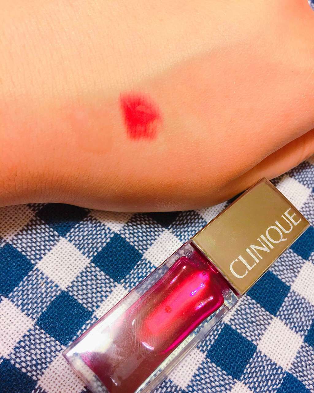 クリニーク ポップ オイル 03 ローズ グロウ/CLINIQUE/リキッドチークを使ったクチコミ（2枚目）