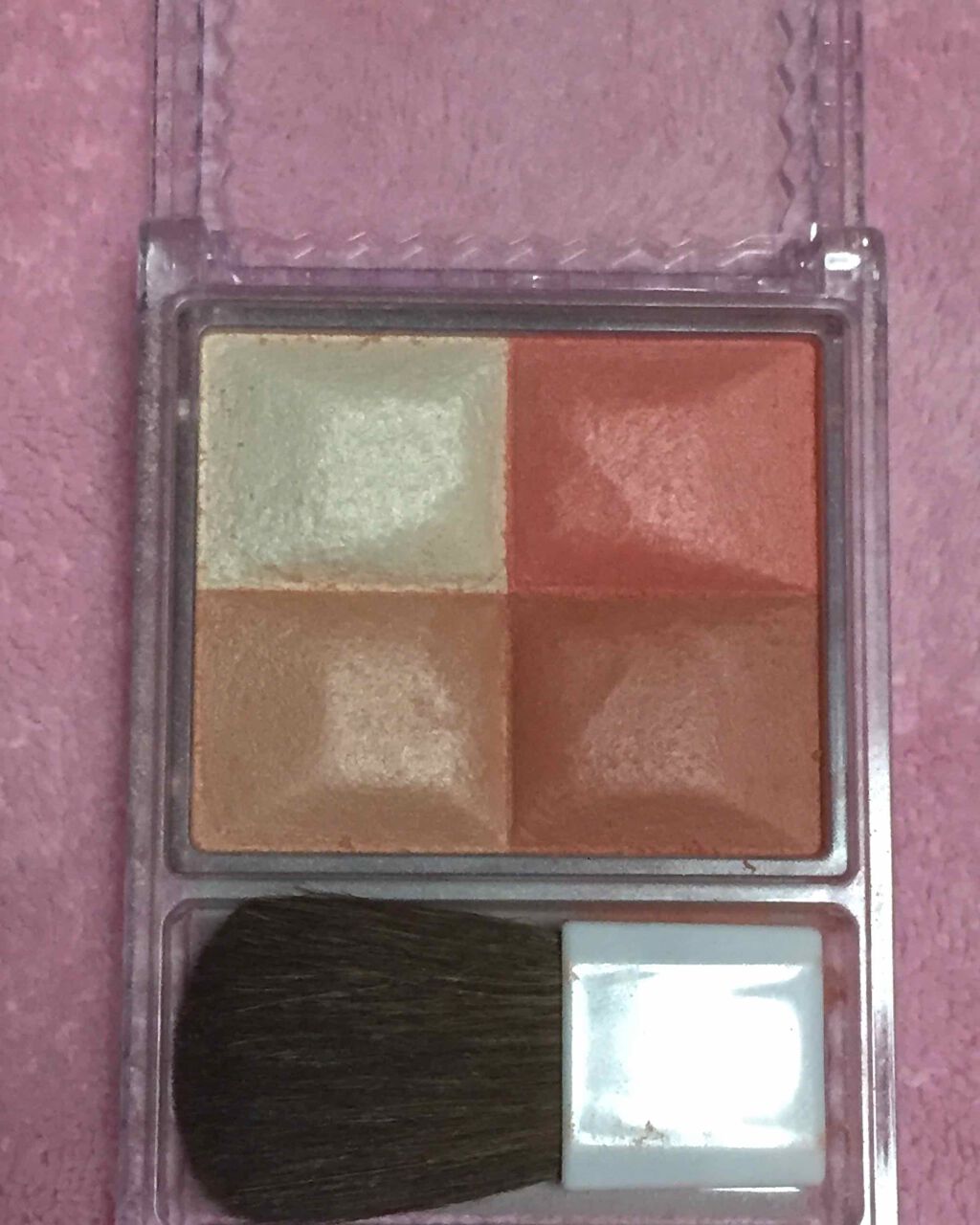 ミックスカラーチーク/CEZANNE/パウダーチークを使ったクチコミ（1枚目）