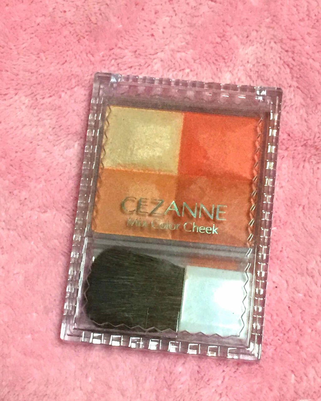 ミックスカラーチーク/CEZANNE/パウダーチークを使ったクチコミ（2枚目）