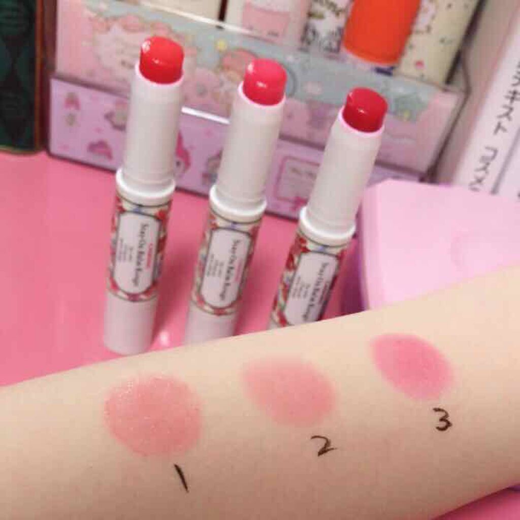 ステイオンバームルージュ/キャンメイク/口紅を使ったクチコミ(2枚目)