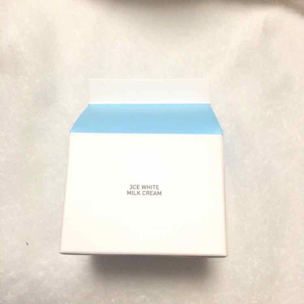 WHITE MILK CREAM/3CE/フェイスクリームを使ったクチコミ(2枚目)