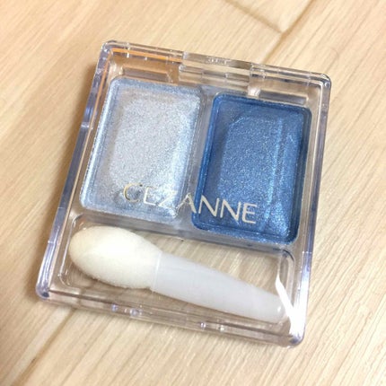 ツーカラー アイシャドウ ラメシリーズ 03 すっきりブルー系/CEZANNE/アイシャドウパレットの画像