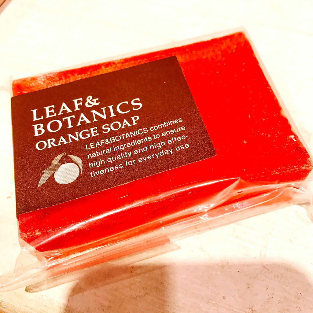マザーソープ オレンジ/LEAF&BOTANICS /ボディ石鹸を使ったクチコミ(1枚目)