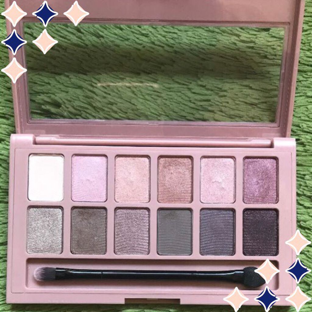 ヌードパレット ブラッシュド/MAYBELLINE NEW YORK/アイシャドウパレットを使ったクチコミ(2枚目)
