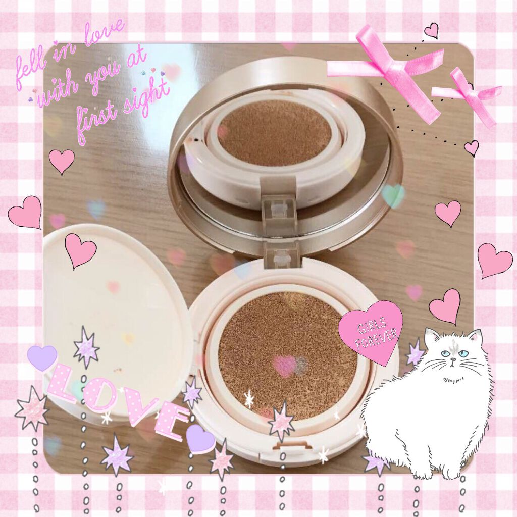 マシュマロカバークッション/スウィーツ スウィーツ/クッションファンデーションを使ったクチコミ（3枚目）