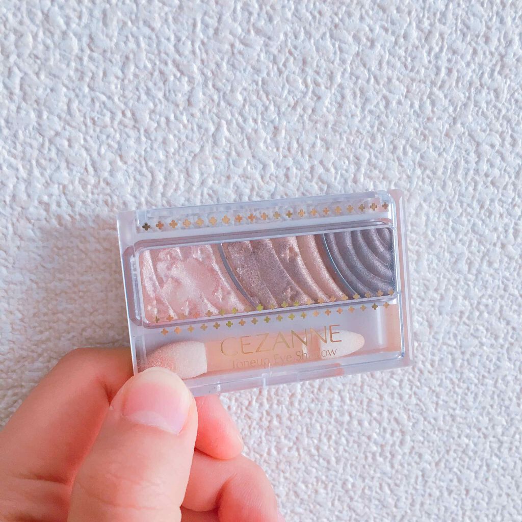 トーンアップアイシャドウ/CEZANNE/アイシャドウパレットを使ったクチコミ(1枚目)