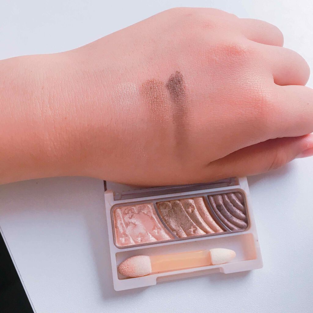 トーンアップアイシャドウ/CEZANNE/アイシャドウパレットを使ったクチコミ(2枚目)