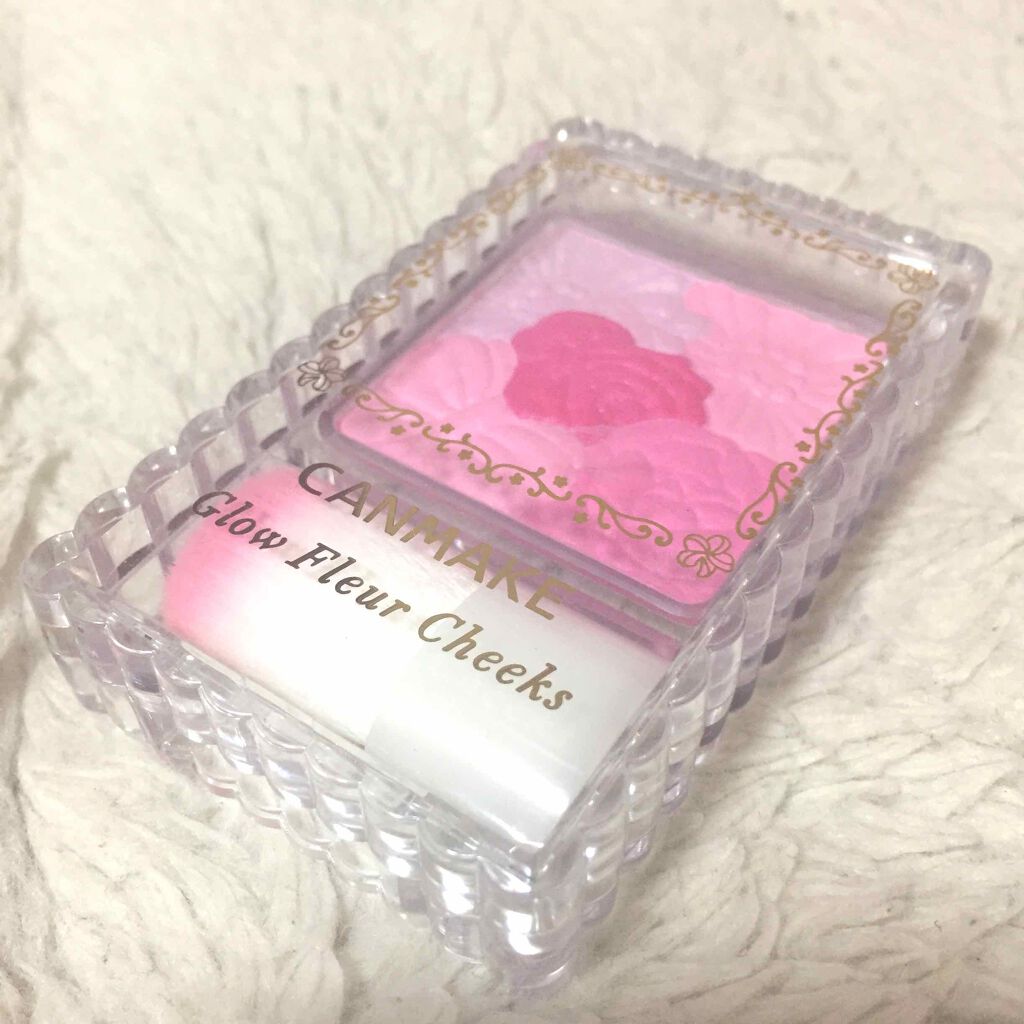 グロウフルールチークス/キャンメイク/パウダーチークを使ったクチコミ（1枚目）