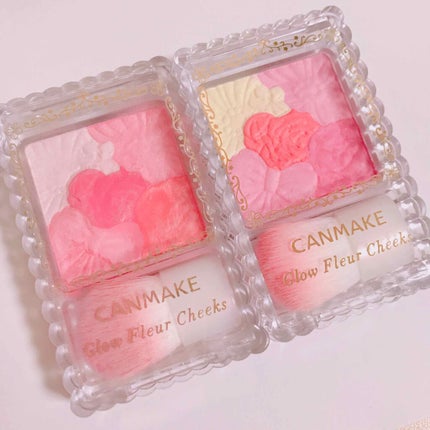 グロウフルールチークス/キャンメイク/パウダーチークを使ったクチコミ(1枚目)