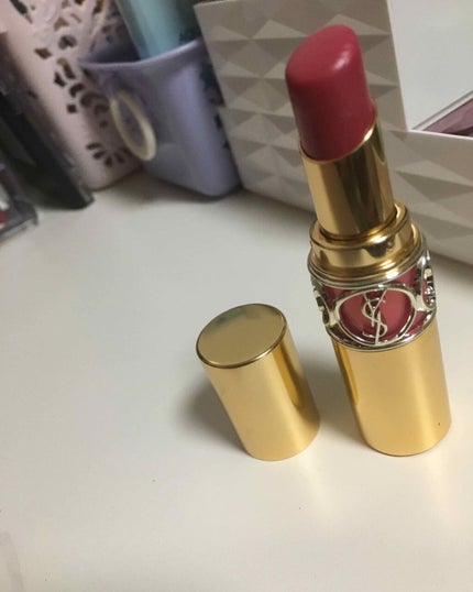 ルージュ ヴォリュプテ シャイン/YVES SAINT LAURENT BEAUTE/口紅を使ったクチコミ(2枚目)