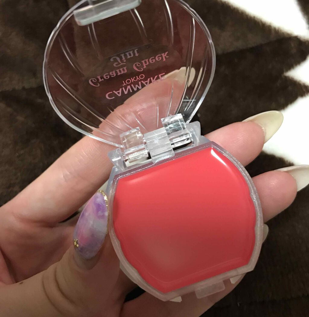 クリームチーク ティント/キャンメイク/ジェル・クリームチークを使ったクチコミ(2枚目)