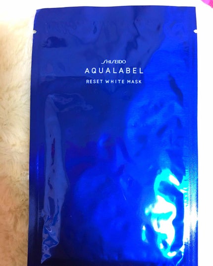 リセットホワイトマスク/アクアレーベル/シートマスク・パックを使ったクチコミ(1枚目)