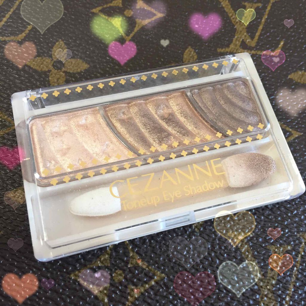 トーンアップアイシャドウ/CEZANNE/アイシャドウパレットを使ったクチコミ(1枚目)