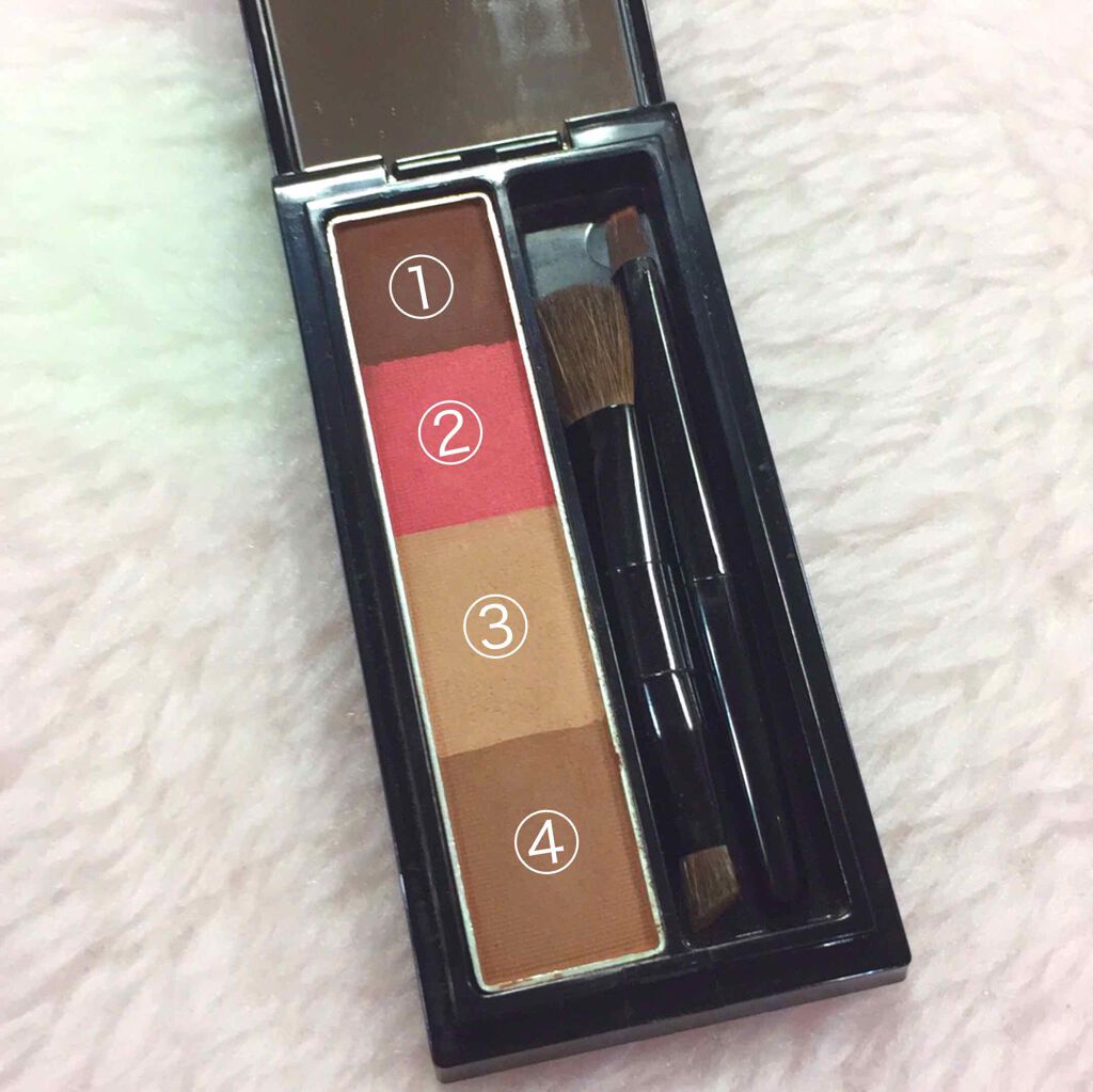 リシェ カラーリング アイブロウパウダー/Visée/パウダーアイブロウを使ったクチコミ(3枚目)