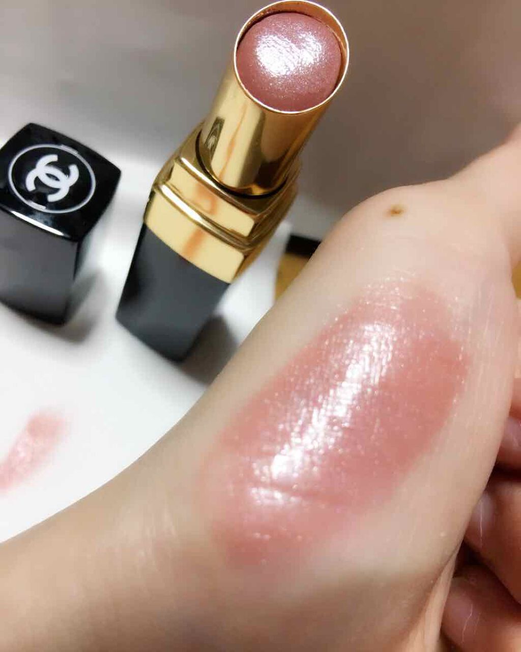 ルージュ ココ シャイン/CHANEL/口紅を使ったクチコミ(2枚目)