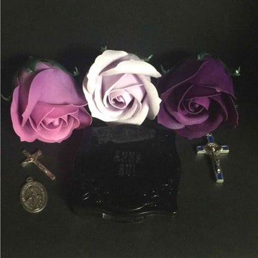 ANNA SUI ローズ チーク カラーのクチコミ「ANNA SUIのローズチークカラー、100番のハイライトのカラーです✨

この商品は今はもう.....」（1枚目）