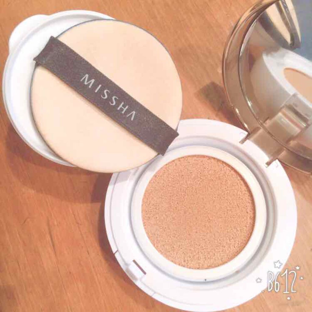 M クッション ファンデーション(モイスチャー)/MISSHA/クッションファンデーションを使ったクチコミ(2枚目)