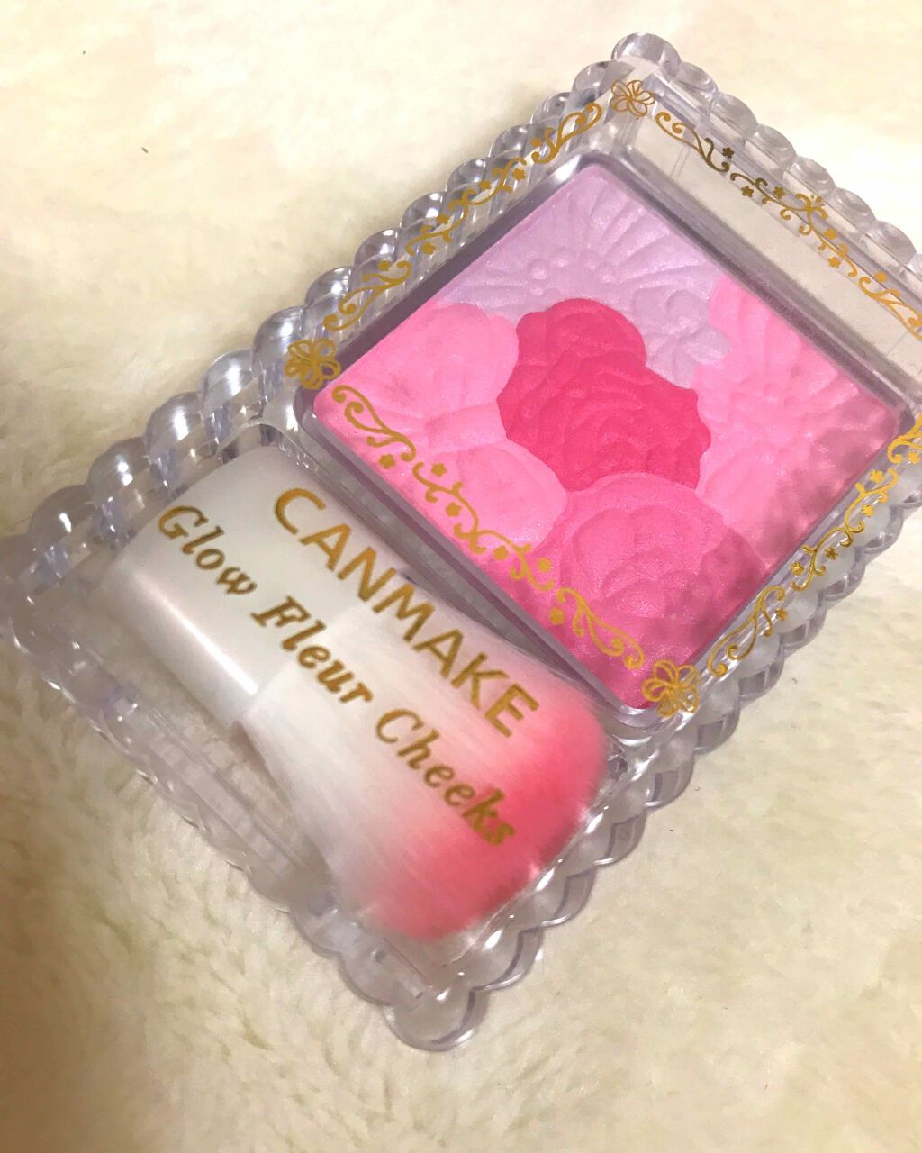 グロウフルールチークス/キャンメイク/パウダーチークを使ったクチコミ(1枚目)
