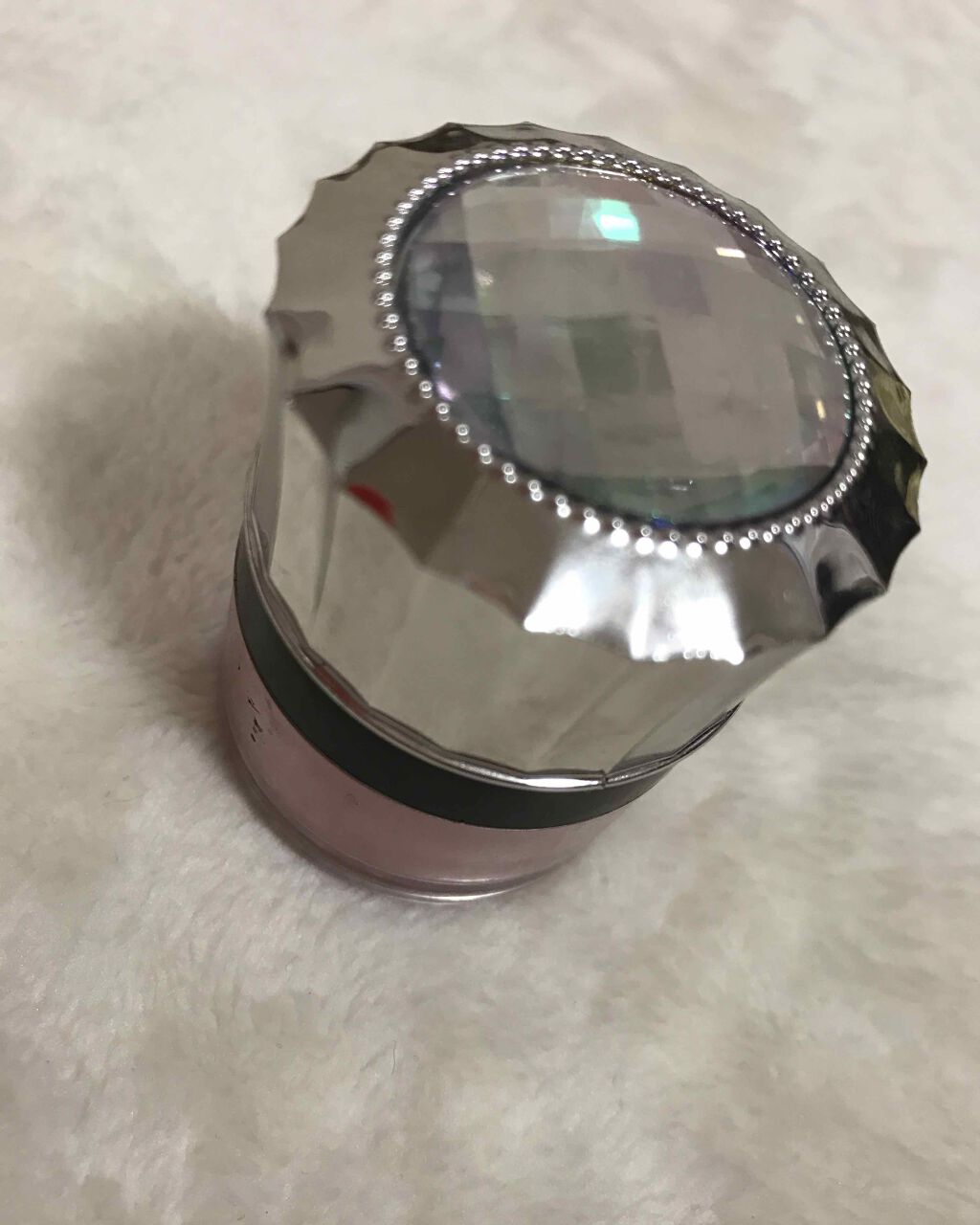 ハピネスパフ付きチーク/DAISO/パウダーチークを使ったクチコミ（1枚目）